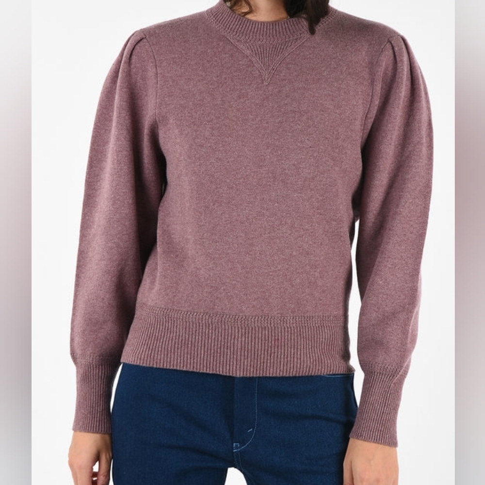 Isabel Marant Etoile Crew neck Sweater Kelaya with juliet sleeves